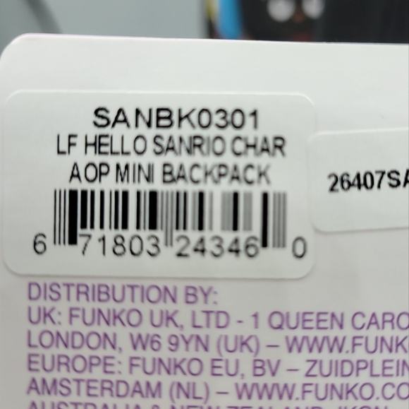 Loungefly Hello Kitty and Friends All over print Backpack - Picture 6 of 7